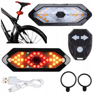 Osvetlenie na bicykel Arsa Go BICYKEL SMEROVKA SADA VODEODOLNÉHO ZVONKU 1400 lm akumulátor